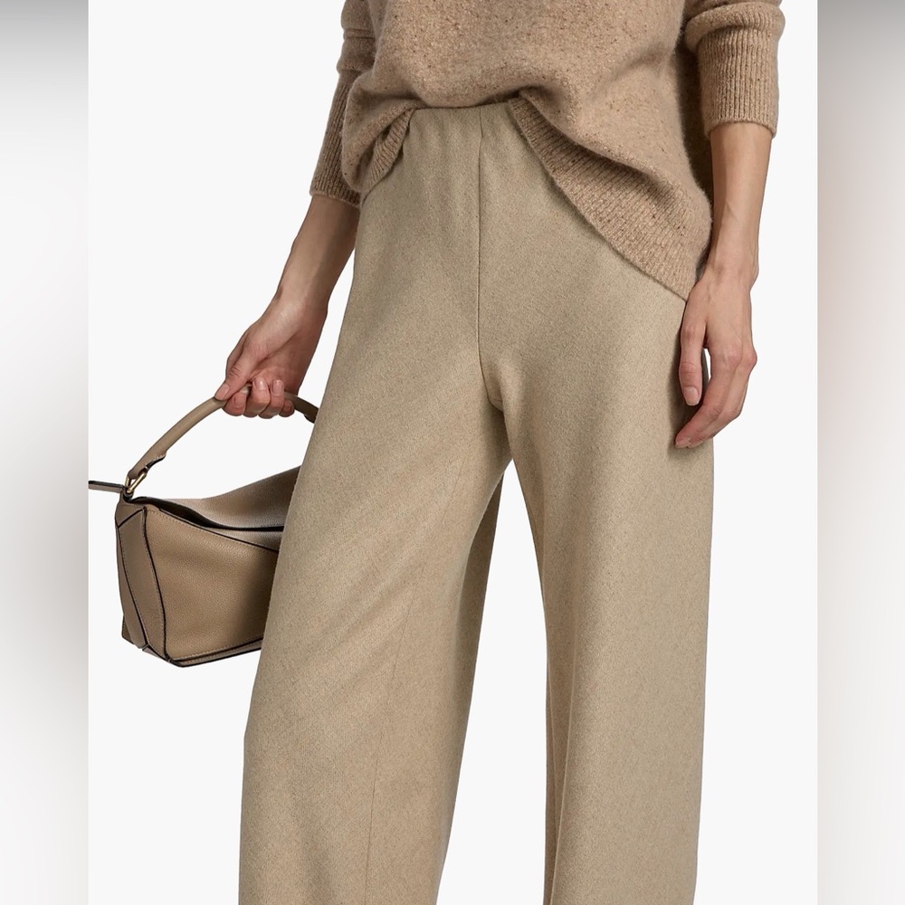 Vince NWT Tan Wide Leg Women's Pants Fair-See Photos - Picture 5 of 16